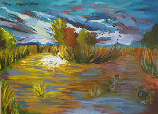 The Egret and Heron